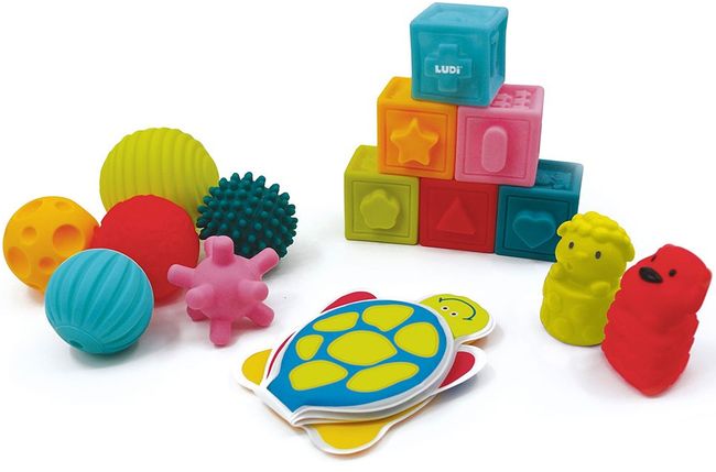 Set de activitati Ludi - Jucarii senzoriale, 15 buc.