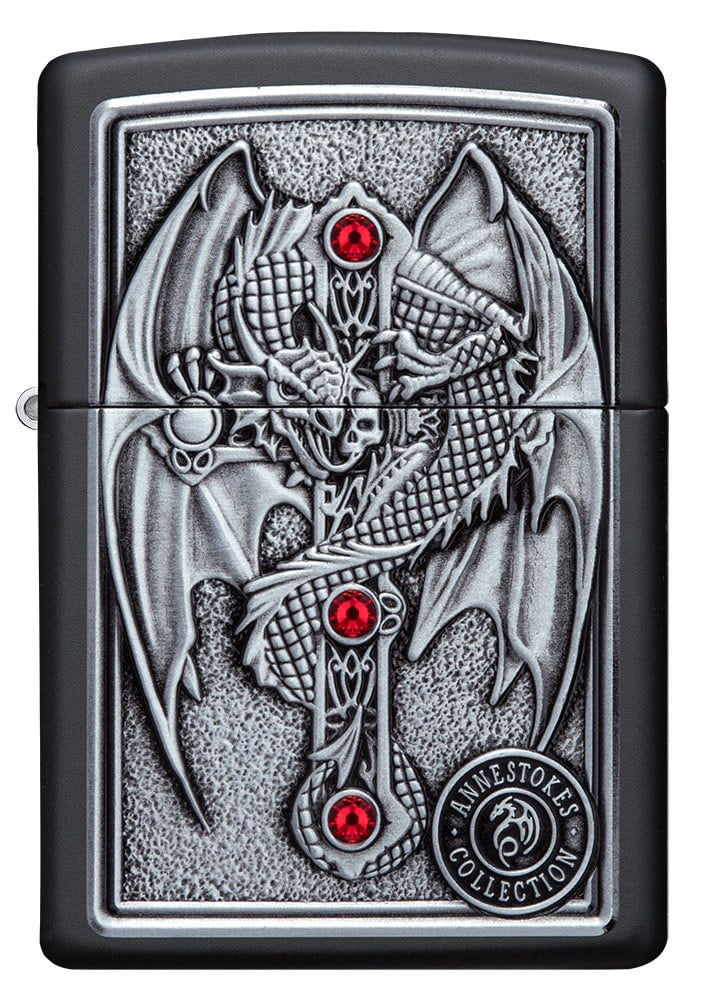 Bricheta Zippo - Anne Stokes, Gothic Guardian Emblem