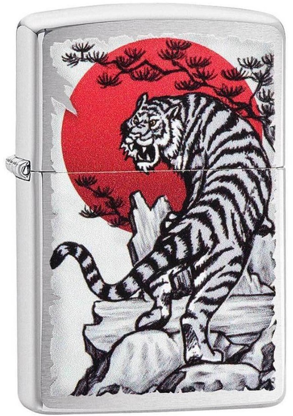 Brichetă  Zippo - Asian Tiger Design