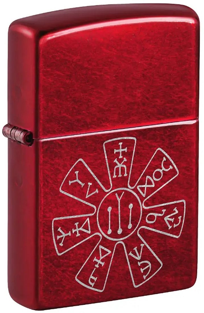 Bricheta Zippo Bulgarian Motifs - Pliska rosette