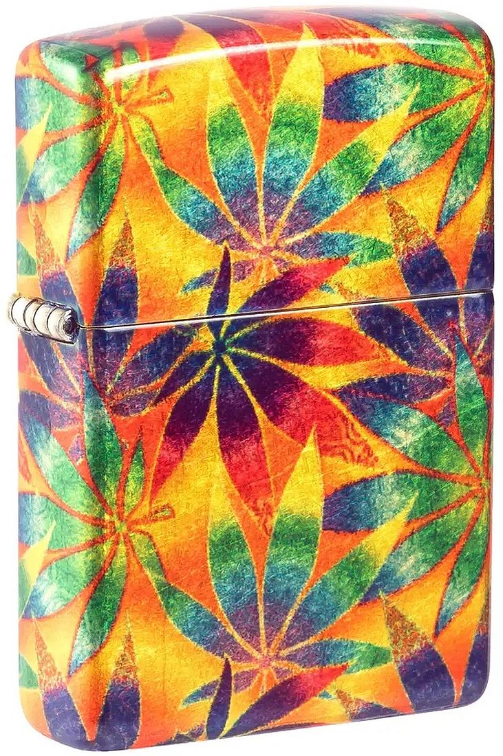 Brichetă Zippo - Cannabis Design, Colorful Leaves