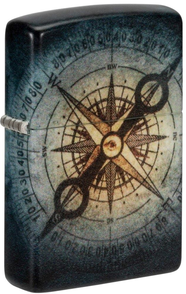 Bricheta Zippo - Compass Ghost Design