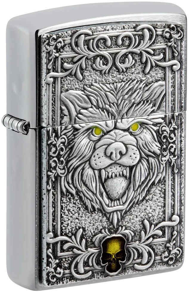 Bricheta Zippo - Fierce Wolf Emblem