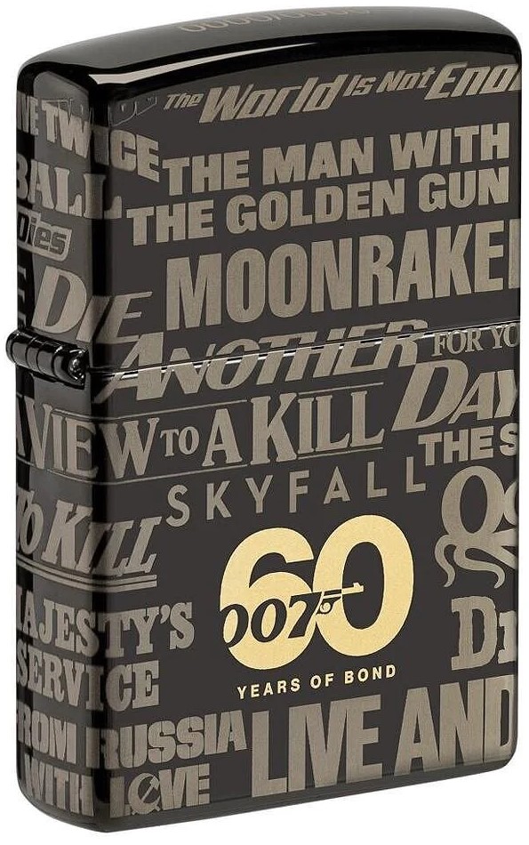 Bricheta Zippo - James Bond 007, 60th Anniversary Collectible