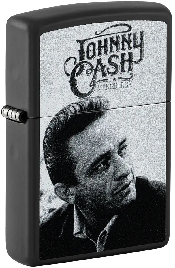 Brichetă Zippo - Johnny Cash, Face