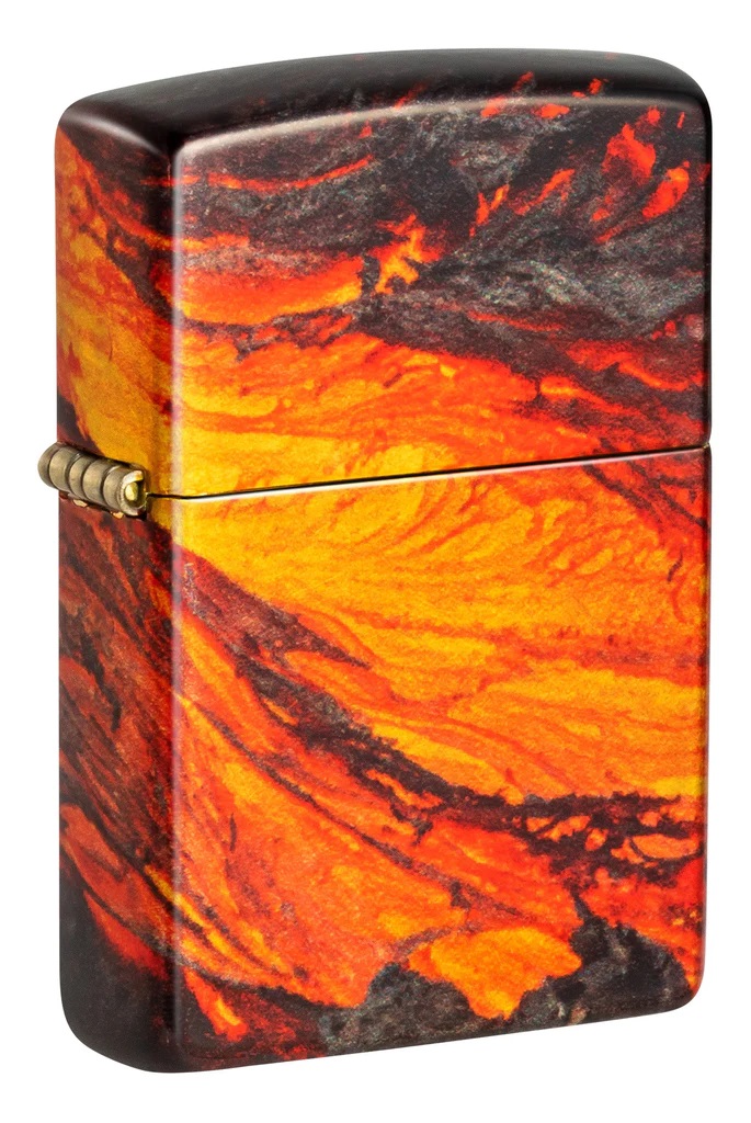 Bricheta Zippo - Lava Flow Design