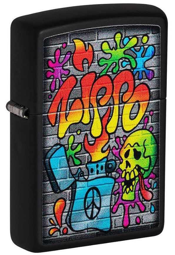 Brichetă Zippo - Street Art Design