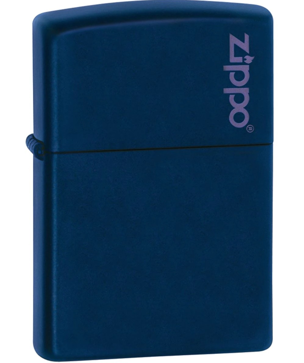 Bricheta Zippo - albastru inchis, mata