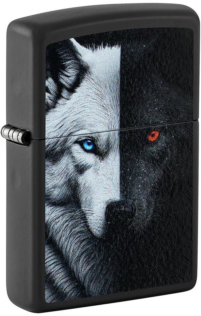 Brichetă Zippo - Two Wolves Design