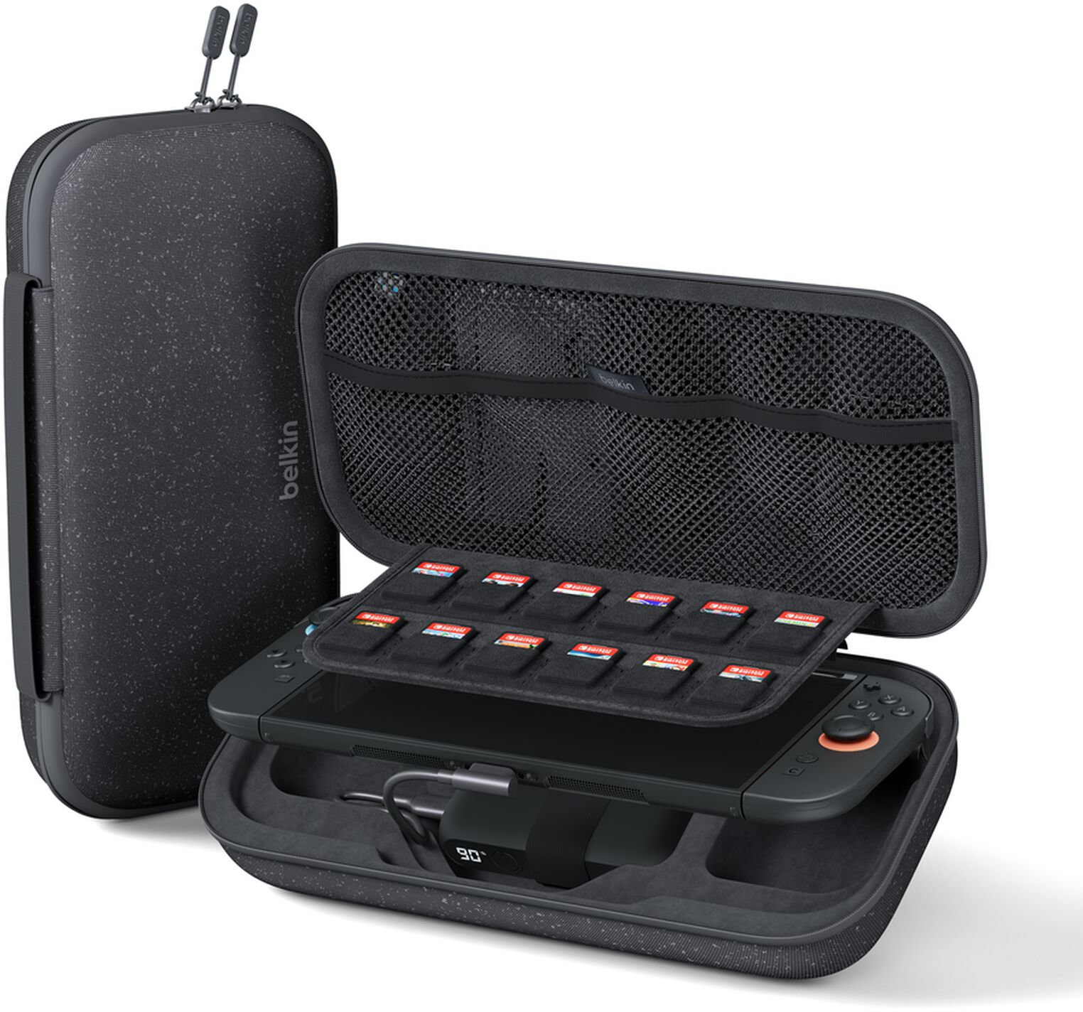 Husă de încărcare Belkin - Charging Case, 10 000mAh, negru (Nintendo Switch 2)