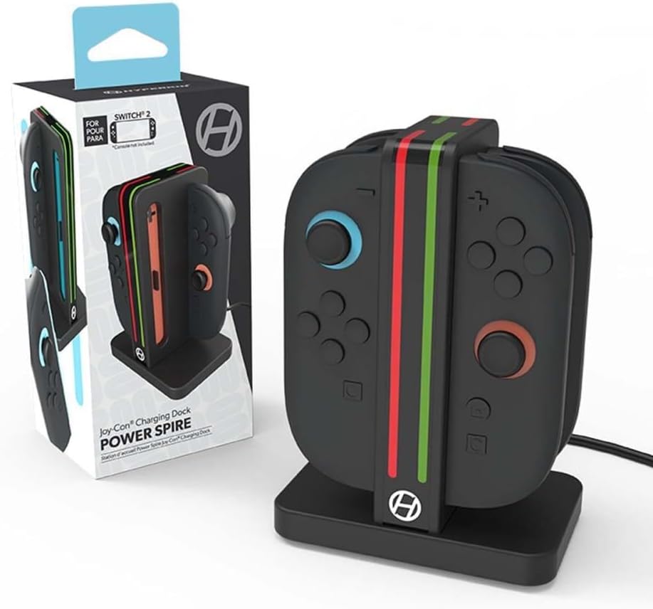 Stație de încărcare  Hyperkin - Power Spire, neagra(Nintendo Switch 2)