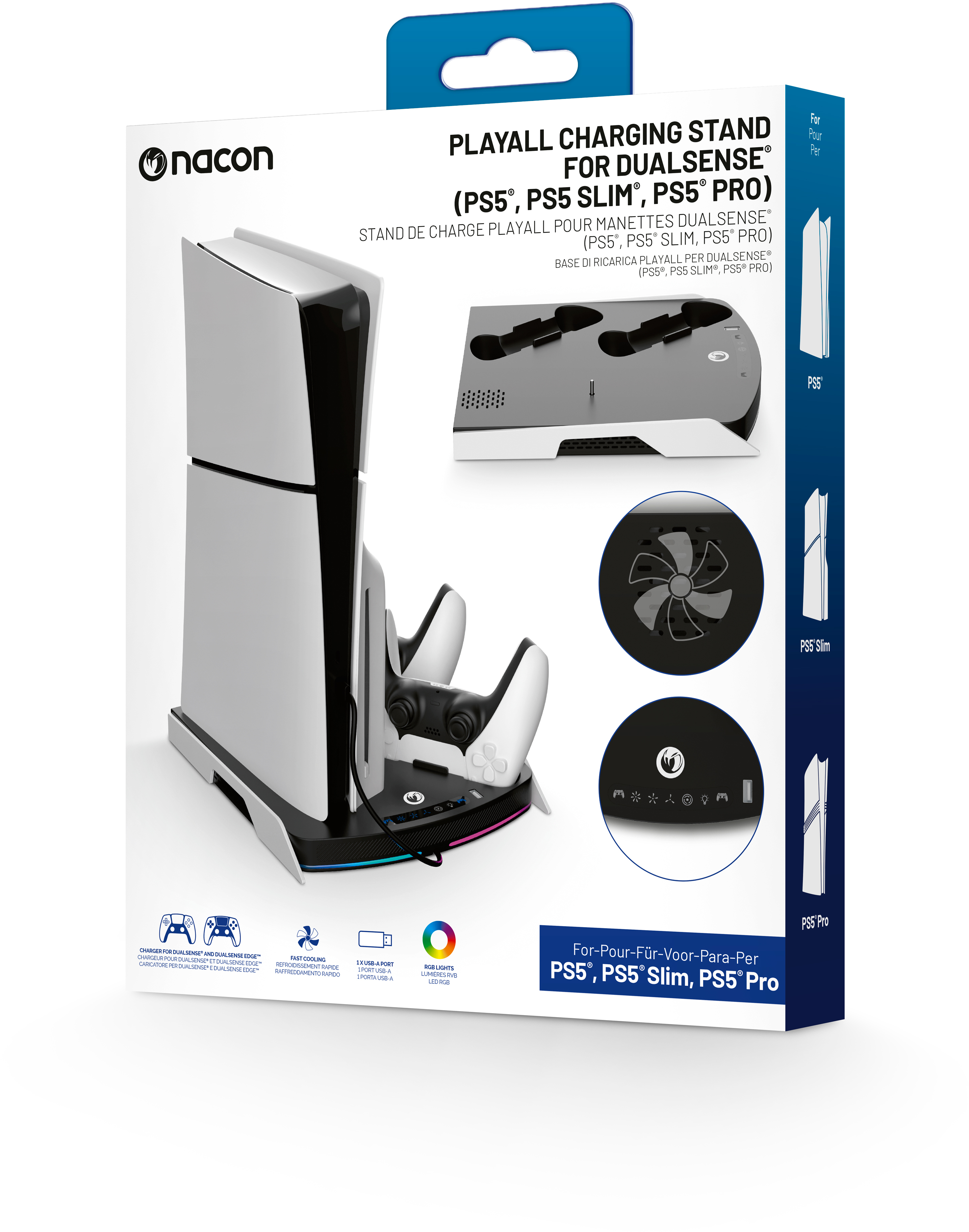 Stație de încărcare Nacon - Playall Dualsense Stand (PS5)