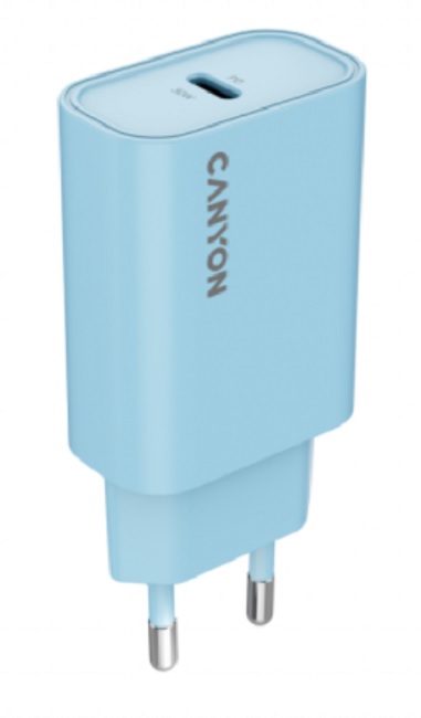 Încărcător Canyon - OnCharge 30CL Max Power, 30W, albastru