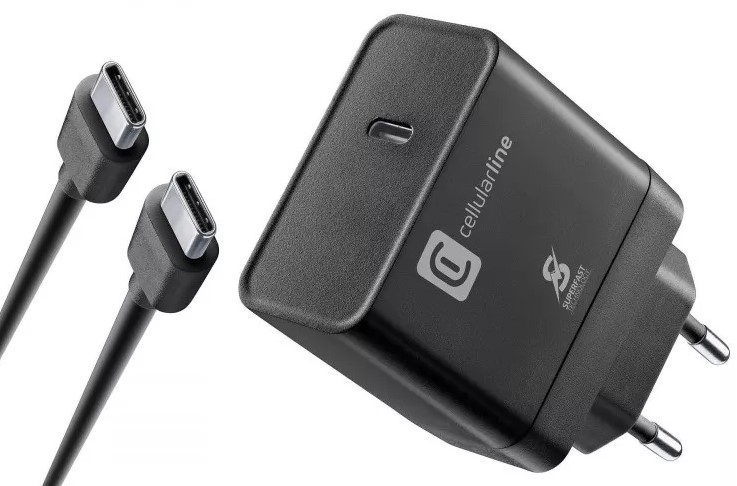 Încărcător  Cellularline - 9259, USB-C, 45W, negru