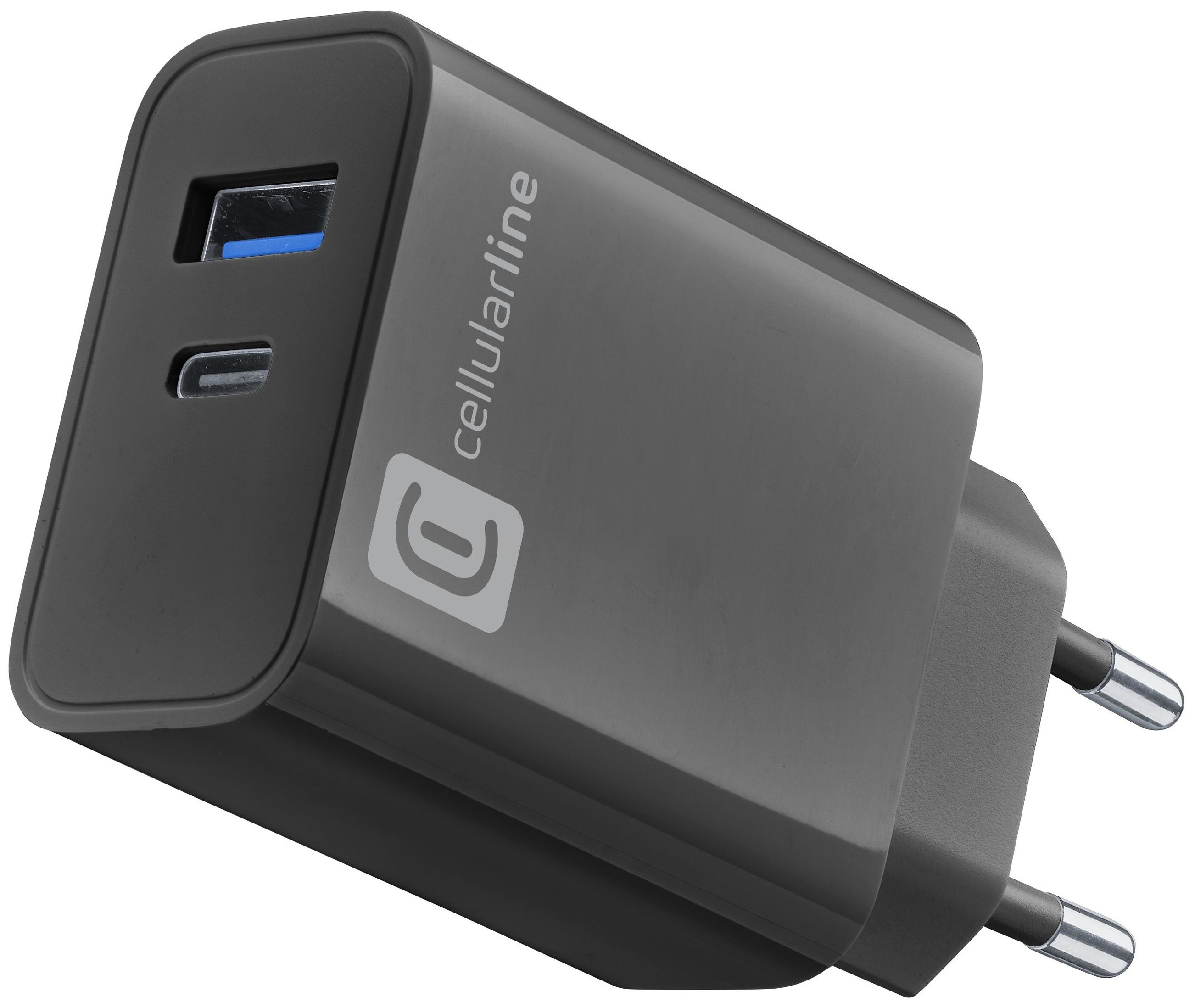 Încărcător  Cellularline - Multipower PD, USB-A/C, 32W, negru