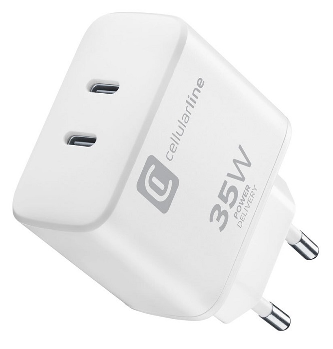 Încărcător  Cellularline - Power Delivery, USB-C, 35W, alb