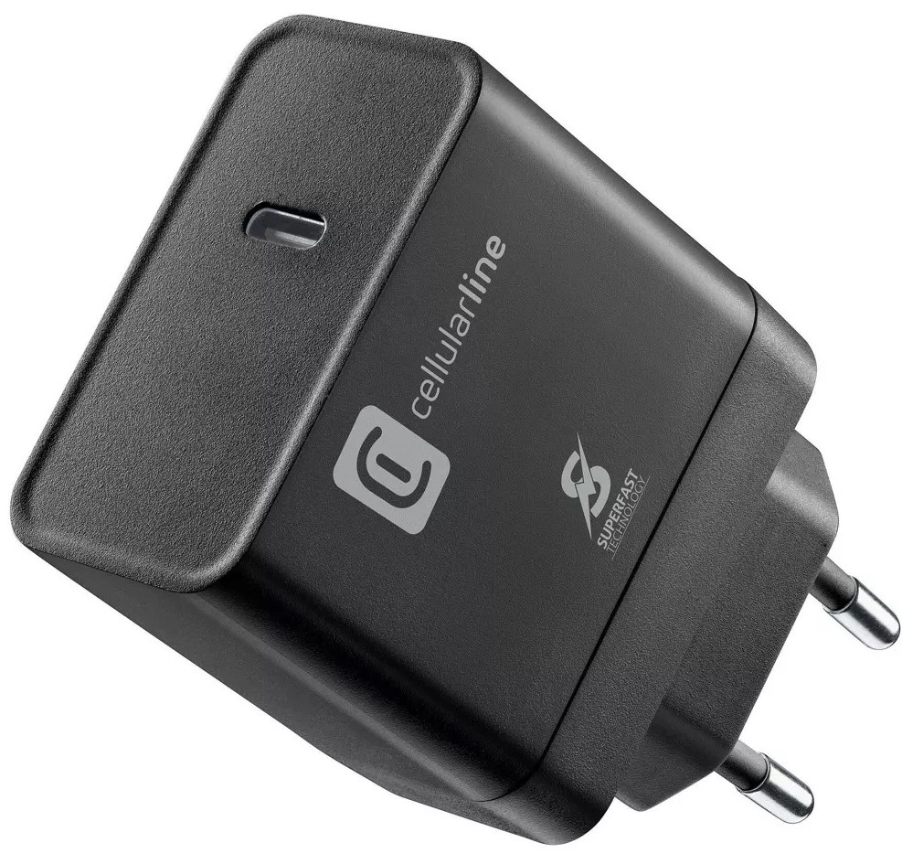Încărcător  Cellularline - Power Delivery, USB-C, 45W, negru
