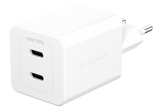Încărcător PanzerGlass - Grand Prix Turbo, 45W, Silver White