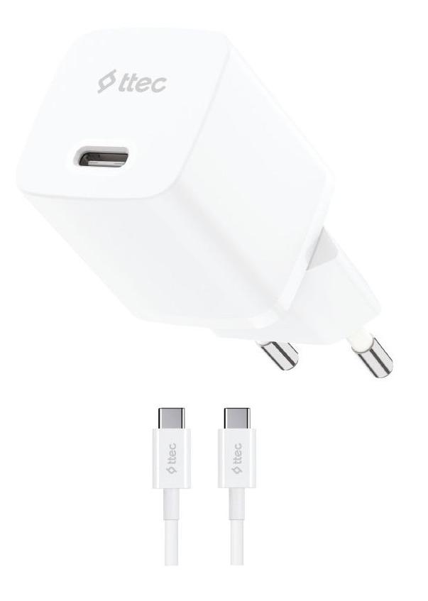 Încărcător Ttec – SmartCharger, 20W, alb