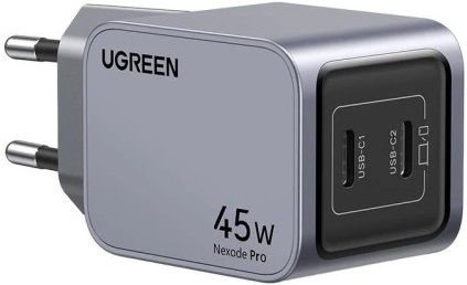 Încărcător Ugreen - X707 Nexode Pro, USB-C, 45W, gri