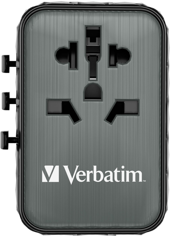 Încărcător  Verbatim - UTA-05 GaN III Universal Travel Adapter, negru