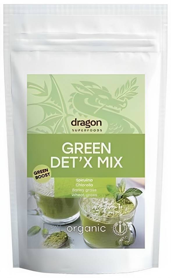 Mix detoxifiant verde, 100g, Superalimente Dragon