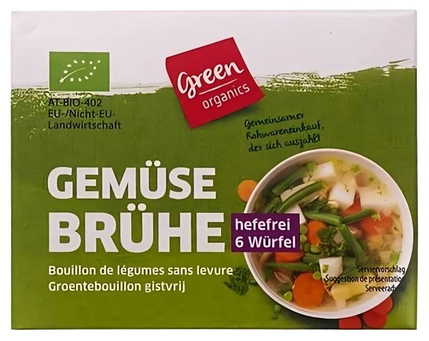 Bulion de legume, 6 cuburi, Green