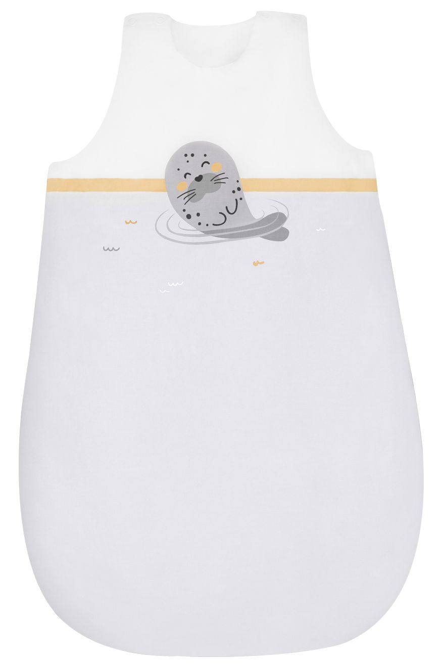 Sac de dormit de iarnă KikkaBoo - Seally Me, 1.8 Tog, 6-18 luni, Gray