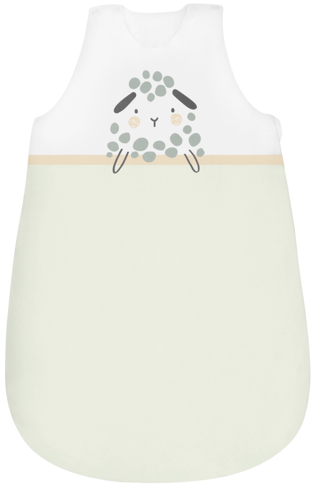 Sac de dormit de iarnă KikkaBoo Sleepy Sheep - 1.8 Tog, 0-6 luni