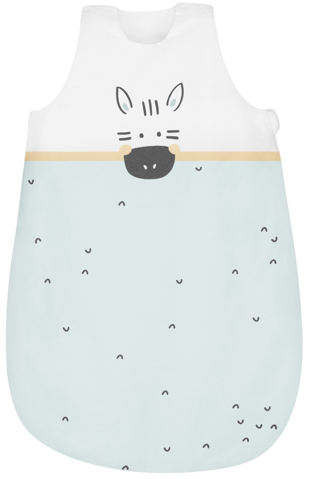 Sac de dormit de iarnă KikkaBoo Stripy Friends - 1.8 Tog, 6-18 luni