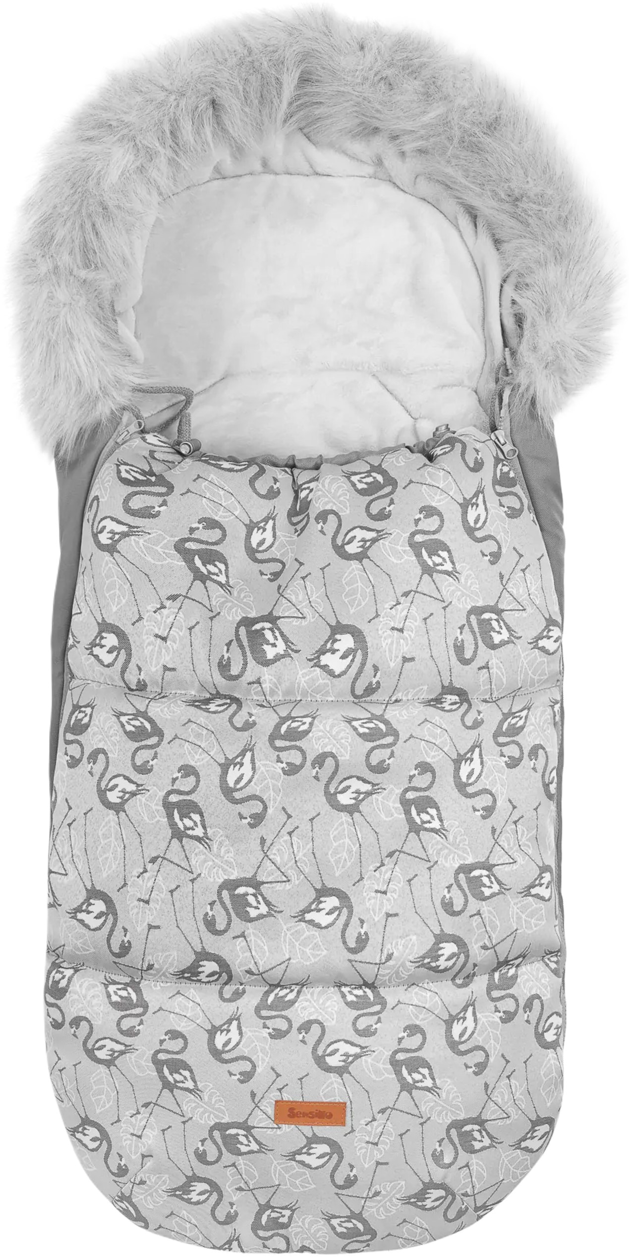 Sac de iarnă pentru cărucior  Sensillo - Olaf, flamingo