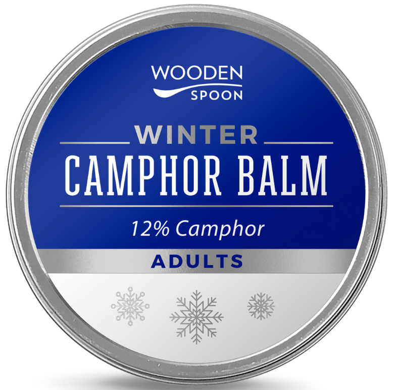 Wooden Spoon Ulei de masaj de iarnă, 12% camfor, 60 ml
