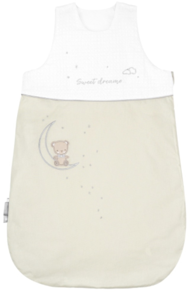 Sac de dormit de iarnă cu broderie KikkaBoo - Dream Big, 3,3 tog, 6-18 luni, bej