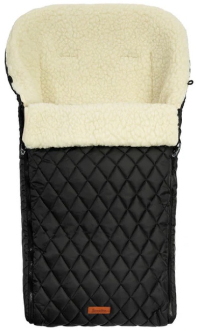 Husă de iarnă din lână pentru cărucior  Sensillo - 95 х 40 cm, negru