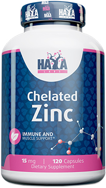 Zinc, 15 mg, 120 capsule, Haya Labs