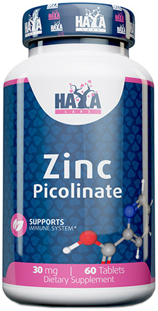 Zinc Picolinate, 30 mg, 60 tablete, Haya Labs