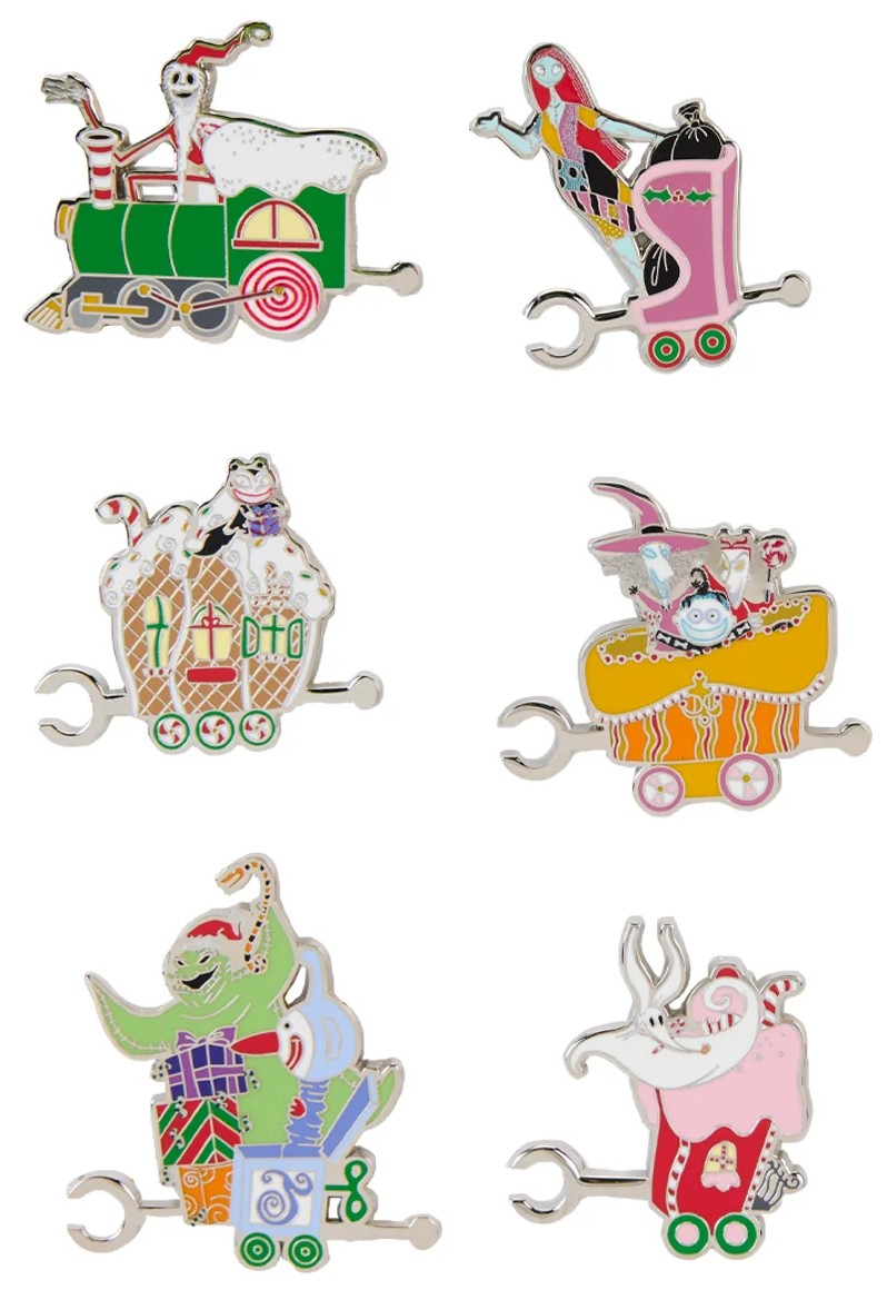 Insignă Loungefly Disney: The Nightmare Before Christmas - Christmas Town Train, sortiment